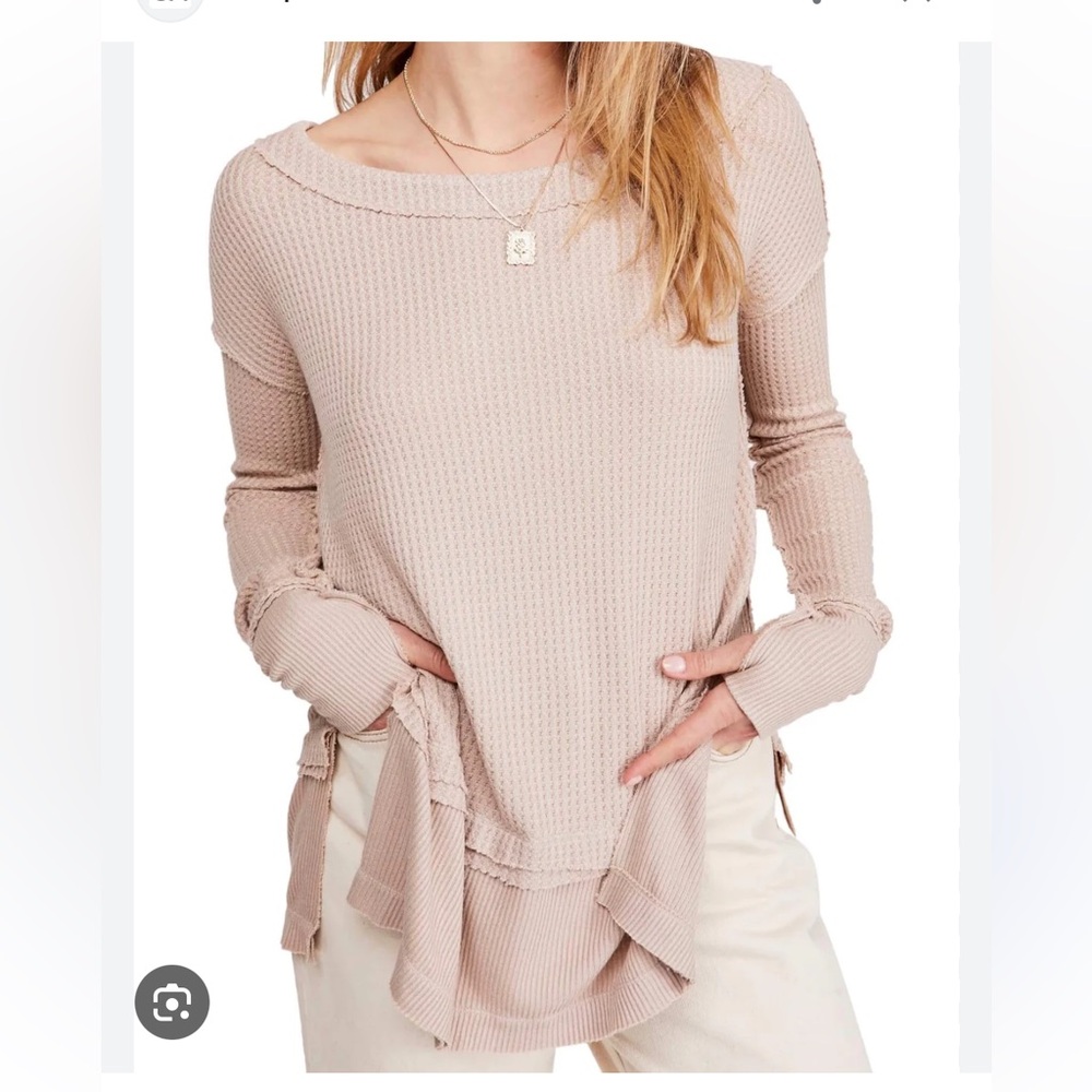 Free People North Shore Thermal Tunic Top